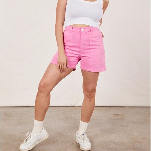 Big Bud Press Pants - Big Bud Press Classic Work Shorts In Bubblegum Pink Size L